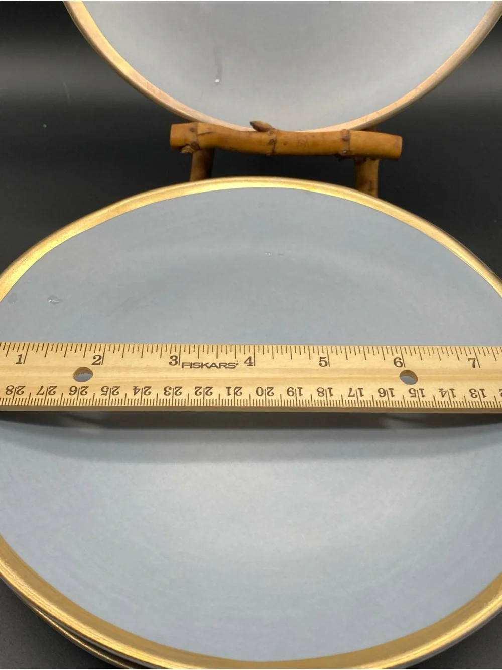 Crate and Barrel Salad Luncheon plates set of 4